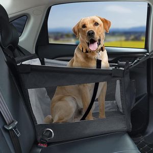 犬のカーシートは旅行ペットバッグポータブル防水折りたたみ式ハンモックキャリアバスケットを持ち運ぶペットの安全通気容量