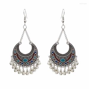 Dangle Earrings Afghan India Birdcage Jhumka Boho Statement Traditional Earring Egypt Pakistan Tribal Retro Women Jewelry