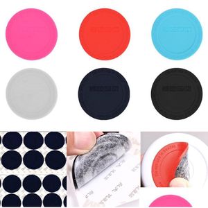 Party Favor Antislip Cup Mat Sile Coaster Round Bumpers gummibotten Vattent￤t v￤rmebest￤ndig f￶r 20oz tumbler 0406 Drop Delivery DH0DY