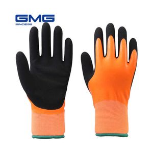 Zimowe rękawiczki Wodoodporna podwójna skorupa termiczna ciepłe bezpieczeństwo Pracujący mężczyźni wędkarstwo Rykiecie motocyklowe rękawice rowerowe