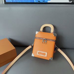 Totes Mens Bolsas de Caixa Vertical masculinas Bolsa de Tarm de Couro Genuína Mulheres Vintage Mulheres Crossbody Bolsa Luxurys Designer Mini Bolsa de Telefone Totas Carteira Dhgate Messenger