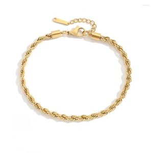 Anklets Rope Link Stainless Steel For Women/Men Foot Accessorie Summer Beach Barefoot Sandals Bracelet Ankle Gifts YF32862