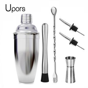 Bar Tools Upors Rostfritt stål Cocktail Shaker Mixer Wine Martini Boston för anbud Drink Party 550 ml 750 ml 230113