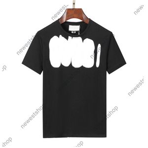 2023 designer Mens t shirts Summer Paris big letter print Streetwear cotton black Graffiti T Shirt women luxurys Tshirts Clothing 3XL