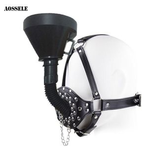 Bondage Fetish Funnel Mouth Gag BDSM Set Slave Oral Fixation Stuffed SM Adult Game Sex Toys For Women Men Adults 230113