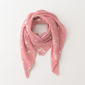 Halsdukar kvinnor fyrkantiga halsduk prickar folie tryck silk mode lady tunt lätt pannband bandana sommar solskyddsmedel 80