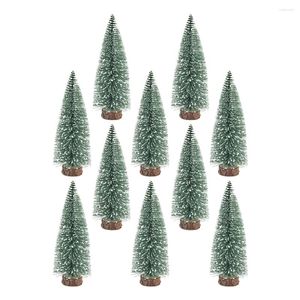 Christmas Decorations Festival Ornament Miniature Pine Trees For Craft Xmas Decor Crafy Making Supplies Adornment