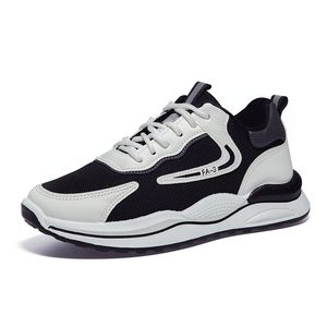مدربون رجال يركضون أحذية أسود أبيض أزياء قابلة للتنفس الهلام الركض في الهواء الطلق الرياضة الناعمة الأحذية الرياضية المصمم حذاء 40-44