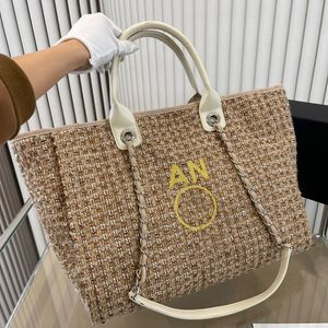 Woolen Beach Bags Women Handbag Designer Tote Shopper Shoulder Bags Bucket Bag Designers Womens Handbags Luxurys Totes Purses Jacquard C