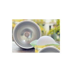 Baking Moulds Dhs Fast 300 Pcs 3D Aluminum Alloy Ball Sphere Bath Bomb Mold Cake Pastry Mod Drop Delivery Home Garden Kitchen Dining Dhevi