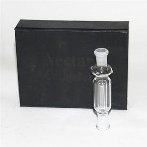 Narghilè Mini tubi per nettare Kit Dab Oil Rigs Tubo in vetro Pyrex 10mm 14mm Joint Titanium Nail Cannucce per nettare