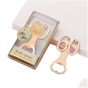 Openers 60Th Wedding Anniversary Souvenirs Birthday Party Gift For Guest Gold Digital 60 Bottle Opener Drop Delivery Home Garden Kit Dh6Jh