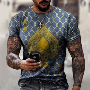 Magliette da uomo 2023 T-shirt con stampa personalizzata Fashion Street Summer Manica corta