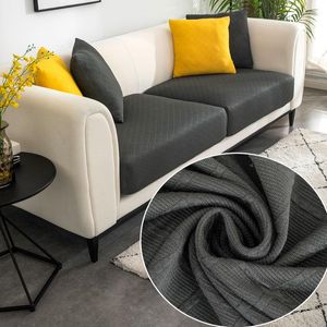 Stuhlhussen Einfarbiger Sofasitz für Wohnzimmer Elastische Spandex-Schonbezüge Couchbezug Stretch-Handtuchstuhl