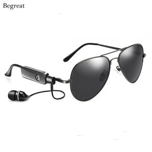 Sunglasses Begreat Smart Bluetooth Headset Men Polarized Sun Glasses Driving Sports Music Calling Riding Eyeglasses
