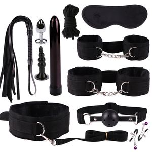 Giocattoli anali Sesso per donne Accessori esotici Vibratore attrezzature per bondage femminile Manette vibratore per donne giocattoli sexy adulti 18 230113