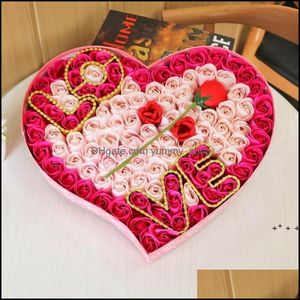 Partydekoration Valentinstag Geschenke Seifenblume Liebe Rose Hochzeit Geburtstag Tage Künstliche Seifen Geschenk RRD13156 Drop Lieferung nach Hause G Otg5P