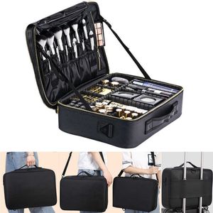 Cosmetic Bags Cases Storage Bag Women s Portable Manicure Storage Cosmetic Pu Case Simple New Professional Beauty Kit 230113