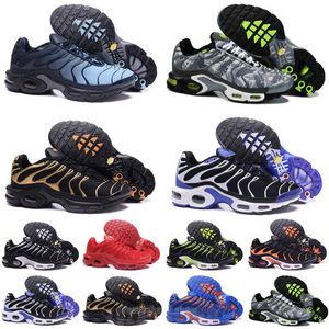 Plus Tn Size Us 12.5 Running Shoes Mens Womens Tns Requin Se Triple Black All White Pink Blue Red Green Trainers Outdoor Sports Sneakers Eur 40-47