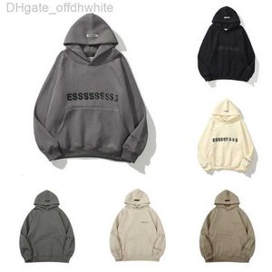 Sweatshirts ess mäns lyxjackor hoodies män kvinnor bröst bokstav väsentliga pullover hoodie hooded byxa lös tröja casual tröja kappa jacka byxor