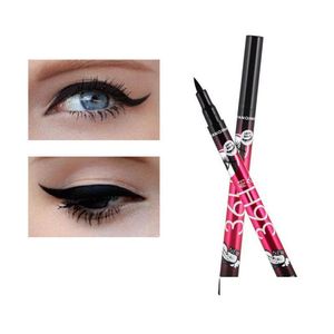 Eye Shadow/Liner Combination Wholesale New High Quality Waterproof Black Eyeliner Liquid Make Up Beauty Liner Pencil Y39 Drop Delive Dhucd