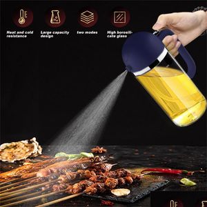 Cooking Utensils New Oil Sprayer Bottle With Handle Connts Dispenser Soy Sauce Dispensing Container Kitchen Tool Kitchenware Drop De Dhsgp