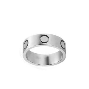 Love Screw Rings Bands smycken Diamonds Cubic Zirconia CZ för män Womens Designer Luxury rostfritt stål titan 18K gula rosguld silver smycken storlekar 6-11