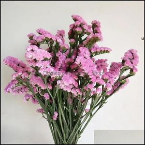 Flores decorativas grinaldas grama cristal