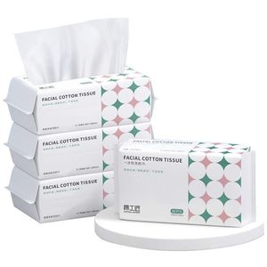 Toalha Algodão descartável Removedor de maquiagem de face Torcenetes de tecido facial Toalhes de papel de pano de pano portátil Toalhas de papel de papel