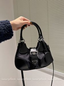 Women Designer Totes Shoulder Bags Crescent Half Moon Soft Leahter Handbags Handbags Luxury 2023 New Fashion Tote Handbag Black Ladies Crossbody Purses