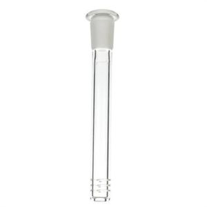 Difusor de download de vidro de narguilé com 6 cortes de 18 mm a 14 mm adaptador de bongo de vidro fêmea para baixo para cachimbos de fumantes de água para bong