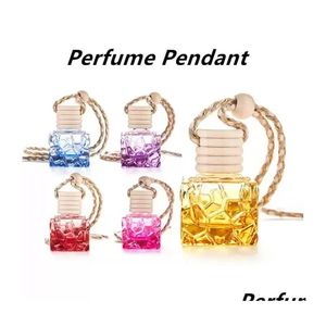 Essential Oils Diffusers Car Per Bottle Home Pendant Ornament Air Freshener For Fragrance Empty Glass Bottles Fy5288 Drop Delivery G Dhhzg