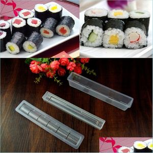 Matlagningsredskap b￤rbara japanska rull sushi maker ris m￶gel k￶ksverktyg g￶r bakningssats tillbeh￶r sl￤pp leverans hem tr￤dg￥rd din dhdn9