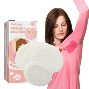 Lip Gloss Armpit Sweat Pad Disposables Antiperspirant Sticker Underarm Non-Visible Block Pads For Women And Men 20Pcs
