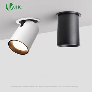 Ceiling Lights Dimming Embedded Folding LED Downlight 10W 15W 20W Spotlight Living Room TV Background Wall Aisle COB
