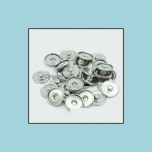 クラスプフックMin Order 100PCS 18mm DIYジンジャースナップベース宝石用スナップ用の交換可能なアクセサリー