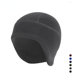 Cycling Caps Winter Hat Thermal Running Sports Hats Soft Stretch Fitness Warm Ear Cover Snowboard Hiking Ski Windproof Cap Men Women