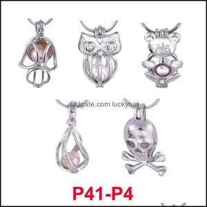 Lockets 300 Designs Pearls Locket Cures Love Wish Pearl/ Gem Beads Oyster Pearl Mounts Christmas Cage Without Akoya Drop Delivery Otmh2