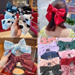 Wild Big Ribbon Large Moda Girls Girls Hair Band Hairpin Hairpin Casual CLIP