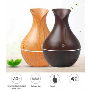 Aromaterapi Essential Humidifier Aroma Oil Diffuser tr￤morn trasonic Air USB Cool Mini Mist Maker LED -lampor f￶r Home Drop Deliv Dhzgx