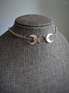 Pendanthalsband Moon Choker Necklace | Smycken häxa smycken halloween presentidé höst höst häxa magi