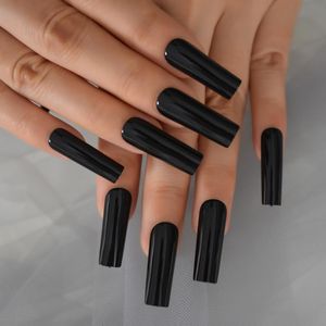 False Nails Long Square Nail On Sell Fake Fullcover Press Fingernail Tips Wholesale Supplies For Professionals