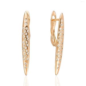 Stud Earrings Gold Color Classic Jewelry Party Copper Small Delicate Cubic Zirconia Korea Earring Woman Girl Accessories Gift