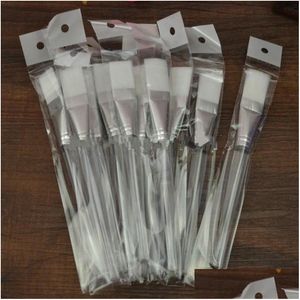 Pennelli trucco Nuovo 100Pcs Crystal Home Fai da te Facciale Maschera per gli occhi Pennello Cura della pelle Cosmetico Strumento di bellezza Drop Delivery Strumenti per la salute Accessorie Dhvlt