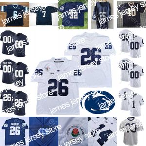 Football Jerseys Custom PSU Penn State Football Jersey NCAA College Sean Clifford Journey Saquon Barkley KJ Hamler Noah Cain Pat Freiermuth Micah Parsons