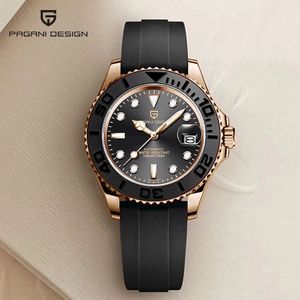 Zegarek Pagani Design Top Marka Sports Men Mechanical Wristwatch Sapphire Luksusowy automatyczny zegarek Męs