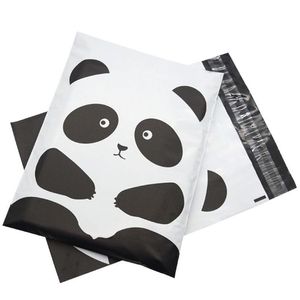 Förpackningsväskor Panda Storage Logistics Packaging Courier Bag Shop Transport Mylar Postal Business Holiday Party Drop Delivery Office S DHD3W