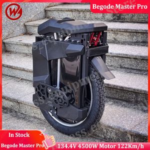 Newest Begode Master Pro Scooter 134.4V 4800Wh 50E Battery 4500W Motor 22inch 122km/h