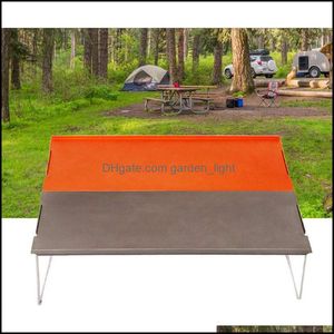 Садовые наборы Tralight Outdoor Mini складной стол для пикника для пикника в походные алюминиевые сплавы Портативный рюкзак