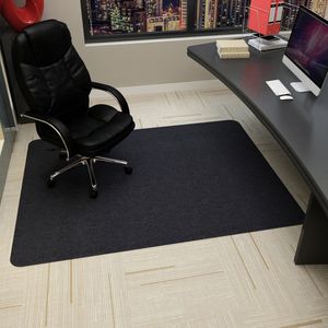 Carpet RULDGEE Gluefree selfadhesive Office Swivel Chair Pad Nonslip Wood Protection Floor Mat Gaming Desk Foot 230113